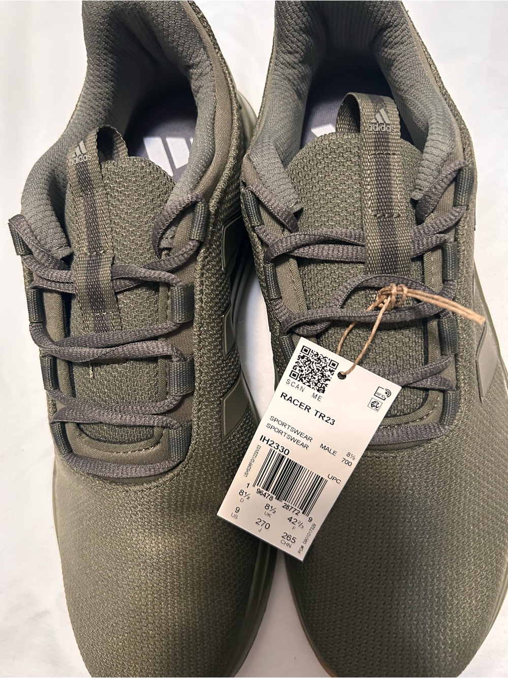 adidas Racer TR23 Men's Olive Green Sneakers